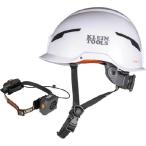 並行輸入 Klein Tools 80173 安全ヘルメットセット タイプ2クラスE非通気安全ヘルメット 充電式ポータブル冷却ターボファン リチウムイオンバッテリー付き 3点