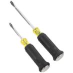 並行輸入 Klein Tools 85442DD ドライバーセット 解体ドライバー 1/4インチと5/16インチ キーストーンチップ メッキメタルストライクキャップ付き 2ピース