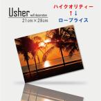  орнамент море интерьер . выгорание искусство искусство panel . текстильная панель Sunset . день pa-m tree cocos nucifera. дерево пляж песок . желтый . отражающий земля flat линия resort декорации 