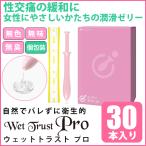 ウエットトラストプロ 30本 性交痛 対策 グッズ 潤滑ゼリー ジェル 潤滑 女性 潤滑ローション 潤滑剤 ウエトラ 使い方 潤滑ゼリー ウェットトラストプロ