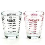 エスプレッソショットグラス 30ml/1oz 計量カップ 目盛り付き お酒グラス ワイングラス 居酒屋グラス レストラン カフェ厚み強化 耐熱グラス