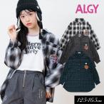 子供服t ALGY チャーム付き シャツ キッズ 女の子 ジュニア 通学 小学生 中学生 シャツ ブラウス 羽織り 秋服 2024秋冬 爆買