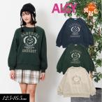 子供服t ALGY テニスクラブ トレーナー 裏起毛 キッズ 女の子 ジュニア 通学 Tシャツ 長袖 小学生 中学生 冬服 2024秋冬 爆買
