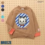 セール 子供用tBREEZE ブリーズ WEB限定 OSAMUGOODSコラボ トレーナー BREEZE ブリーズ  トップス おしゃれ 裏毛 オサムグッズ 2025秋冬 爆買