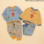 子供服t ampersand アンパサンド おさるのジョージ パジャマ セット キッズ 男の子 女の子 ルームウエアー 2025秋冬