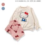 セール 子供服t ampersand アンパサンド ハローキティ もちふわ あったか セットアップ セット キッズ 男の子 女の子 ルームウエアー パジャマ 2025秋冬