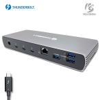 Thunderbolt 4 / USB 4 PD Full Dock 40Gbps TB4D110-MSJ -90W PD Charge「インテル、アップル認証済正規製品」