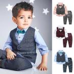 子供スーツ フォーマルスーツ 男の子 上下セット ロングパンツ 入学式 卒業式 入園式 七五三 初節句 お宮参り プレゼント 男の子スーツ 子供 70 80 90 100