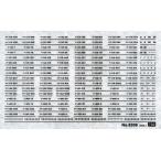 113・115・119・123系車輌マークインレタ（黒文字） 【グリーンマックス・6309】