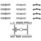 動力台車枠・床下機器セット A-12 (OKタイプ TS310 パイオニア+JM) 【グリーンマックス・8495G】