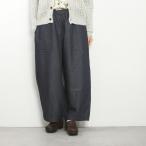 ショッピングprit prit プリット ニットデニム裾ダーツベイカーパンツ P70602