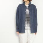 ショッピングprit prit プリット デニムレギュラーカラーシャツ P80644