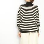 ショッピングprit prit プリット ボーダータートルネックワイドプルオーバー P906114
