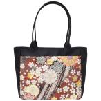 Yahoo! Yahoo!ショッピング(ヤフー ショッピング)帯 バッグ 日本製 和柄 和装 着物 トートバッグ obi tote bag【 桜流水 / 紅 】