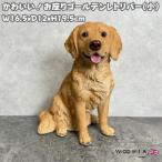 WOOBIA（ウービア） 犬 置物 小さい かわいい 高さ19.5cm お座り
