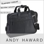ショッピングメッセージカード無料 ビジネスバッグ メンズ バッグ バック ブランド 鞄 ビジネス シングル 40cm ANDY HAWARD hi-26527-DS 送料無料 ギフト対応 メッセージカード無料