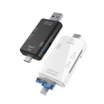 6in1 OTG USB2.0 カードリーダー 変換 アダプタ usb ハブ タイプｃ Type-c Micro-USB USB-A Micro SD Card SD Card USB-A (メス) 種類