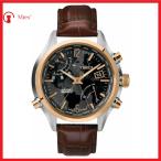 Yahoo! Yahoo!ショッピング(ヤフー ショッピング)Timex タイメックス　T2N942　腕時計　アナログ　ワールドタイム ブラックダイアル ブラウンレザーストラップ（並行輸入品）
