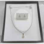 Yahoo! Yahoo!ショッピング(ヤフー ショッピング)ペンダント（小花）＆イヤリング（クローバー）　ベビーパール　シルバー　小ぶりアクセ　かわいらしい　お得　お値打ち　お祝い　お餞別　プレゼント　贈り物