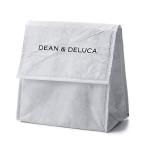 ディーンアンドデルーカ ランチバッグ ホワイト 保冷バッグ チルドバッグ 折りたたみ コンパクト 20×20×13cm