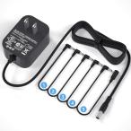 エフェクター電源 5チャンネル 9V DC 1A1000mA パワーサプライ 電源供給 エフェクターペダル用 エレキギター用 エフェクター電源