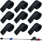  удилище ремень защита ремень удочка частота рыбалка .. частота текстильная застёжка частота место хранения фиксация защита ремень 9 шт. входит черный 