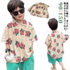 花柄半袖おしゃれ子供服小学生女の子...