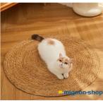 ペットクールマット 天然素材 爪研ぎ 猫 麻 ゆったり 猫爪とぎ 爪とぎマット 爪研ぎ 麻マット 耐久 取り付け簡単 ストレス解消 家具保護 ペット用品 暑さ対策