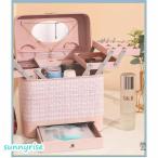  ящик для косметики косметика место хранения box cosme box cosme место хранения 2 уровень tray несессер зеркало имеется перевозка удобный большая вместимость бардачок регулировка простой 