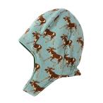 スヌージー Snoozy 中綿入り 内フリース 帽子(トナカイ）/防寒ベビー