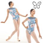  балет Leotard взрослый Junior лодка шея цветочный принт цветок o-ke -тактный la коллекция mi ho low b