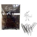 バレエ Uピン　スーパーホールド　ヘアピン　黒　ブラック 12本入り Tendu