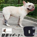 関節サポーター ペット用 犬用 猫用 単品 プロテクター ショートタイプ 関節サポート 固定 リハビリ 床ずれ予防 冷え防止 マジックテープ 調節可能