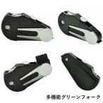 グリーンフォーク ゴルフフォーク ゴルフ用品 ジャックフォーク 多機能 ブラシ スコアカウンター ボールマーカー ディボット ブラック ラウンド スポ