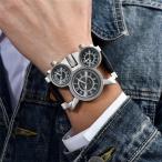 ショッピングスチームケース 腕時計 Oulm 海外ブランド クオーツ HP1167W スチームパンク
