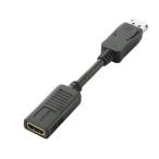 【新品】エレコム DisplayPort-HDMI変換アダプタ ディスプレイポートオス-HDMIメス AD-DPHBK 1個