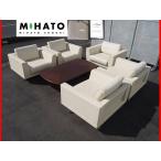 * прекрасный товар Matteograssimate Ogura siMade in ITALY 1 местный диван белый кожаная обивка 5 позиций комплект 1P диван центральный стол дополнение 