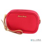 質屋 miumiu ミュウミュウ ポーチ 小�