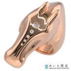質屋 仕上げ済 HERMES エルメス リング ギャロップ #53 12号 750 ダイヤ 約31.5g アクセサリー k1079 みいち質店