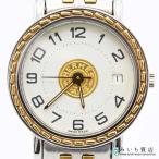 質屋 腕時計 稼働 HERMES エルメス セリエ クォーツ レディース 白色文字盤 2025.07電池交換済 25k627-20 みいち質店