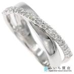 質屋 仕上済 Ponte Vecchio ポンテヴェキオ PV リング 約5.5号 K18WG D0.23 3.4g ジュエリー H1334 みいち質店