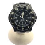 質屋 腕時計 稼働  LUMINOX ルミノックス F-117 NIGHTHAWK 3400 クォーツ ラックメタル ブラック色文字盤 ギャラ/コマ M4317 みいち質店