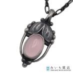 質屋 Georg Jensen ジョージジェンセン ネックレス 2003 ローズクォーツ シルバー 925 約13.3g アクセサリー yo682 みいち質店