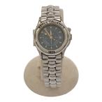 質屋 稼働 腕時計 REVUE THOMMEN レビュートーメン ランドマーク ラリー クォーツ デイト 青色系文字盤 箱・コマ有 eco971 みいち質店