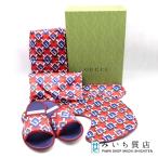 ломбард не использовался GUCCI Gucci путешествие комплект 662431 geo me Trick маска для глаз подушка для шеи тапочки L красный серия коробка иметь 24k943-1... ломбард 