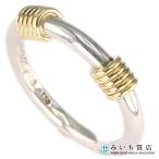 ショッピングティファニー 質屋 TIFFANY＆Co. ティファニー バンドウィズ リング 指輪 約8.5号 約3.7g 925 750 ゴールド シルバー アクセサリー H4321 みいち質店