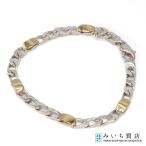 質屋 TIFFANY&Co. ティファニー 喜平 ブレスレット ブレス K18 925 18cm 約12.1g コンビ ゴールド シルバー アクセサリー 20k79-87 みいち質店