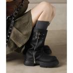 ショッピングエンジニアブーツ 【特価】エンジニアブーツ ルーズシルエット 美脚