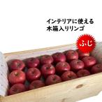「青森県弘前発」インテリアに使える木箱入りリンゴ【ふじ／王林／シナノゴールド／ミックス】【特選20kg】【56個〜72個】