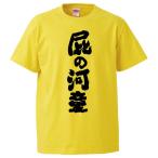 おもしろTシャツ 屁の河童 ギフト プレゼント 面白 メンズ 半袖 無地 漢字 雑貨 名言 パロディ 文字